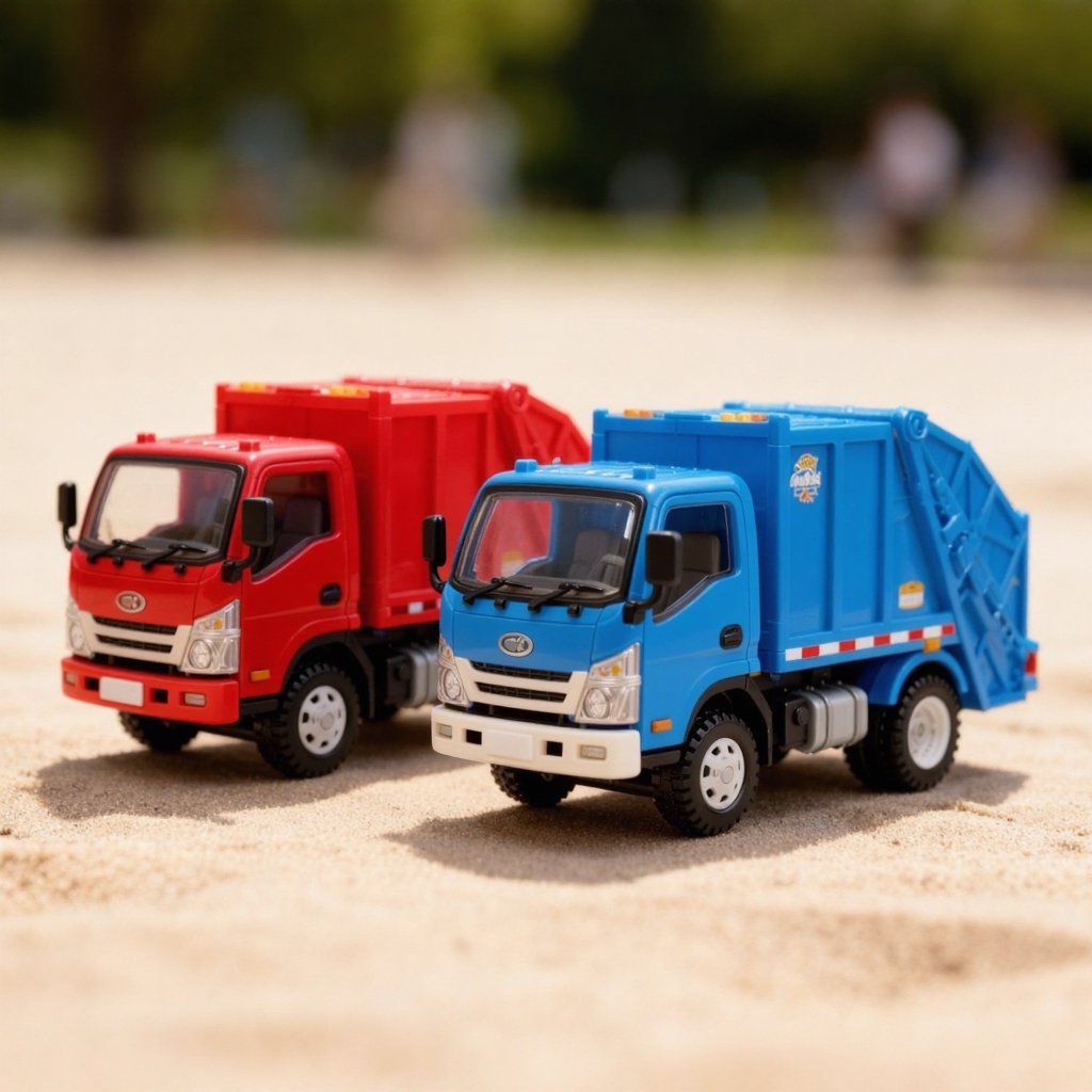 Truck-Duo, Rot & Blau